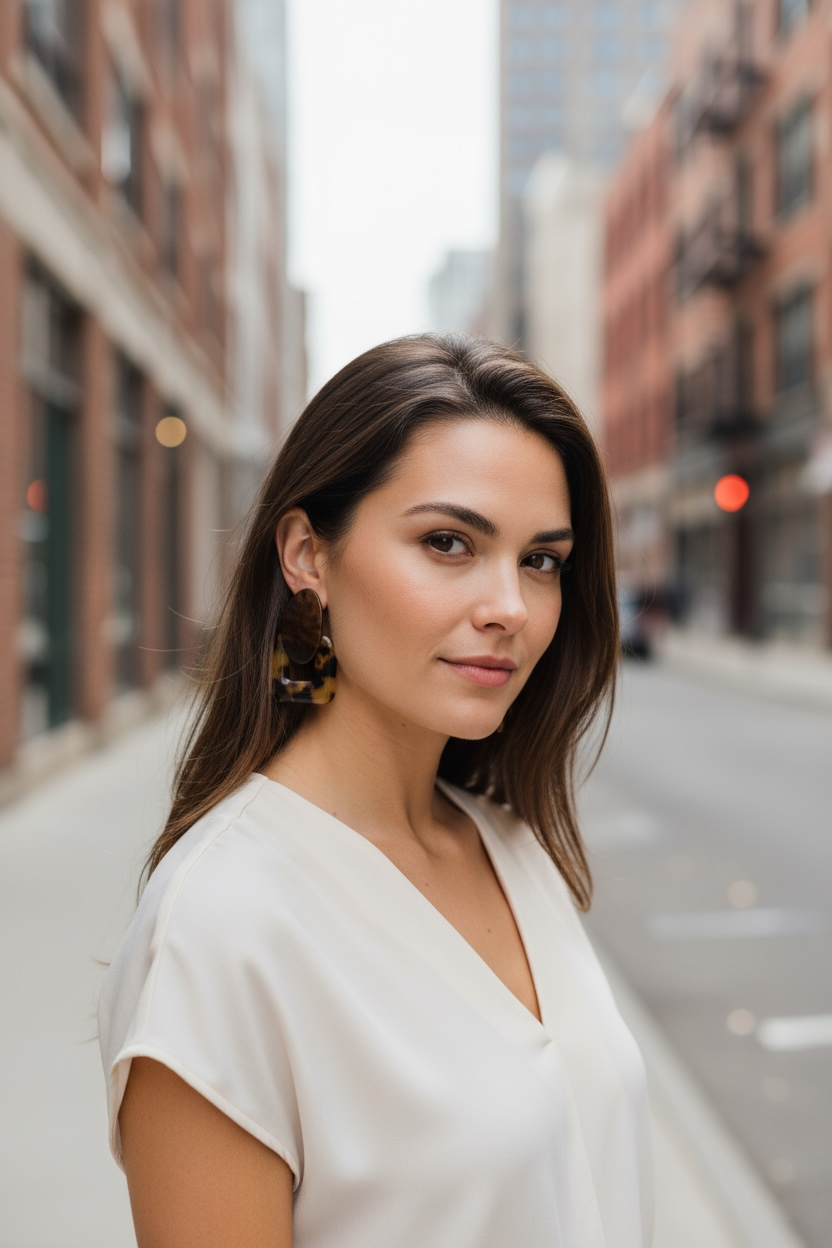 The Amber Muse Earrings - Bold. Timeless. Unapologetically chic.