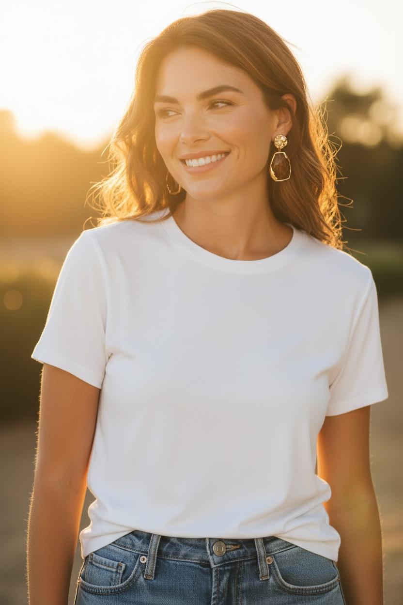 The Aurelia Earrings  Golden elegance with a timeless soul.