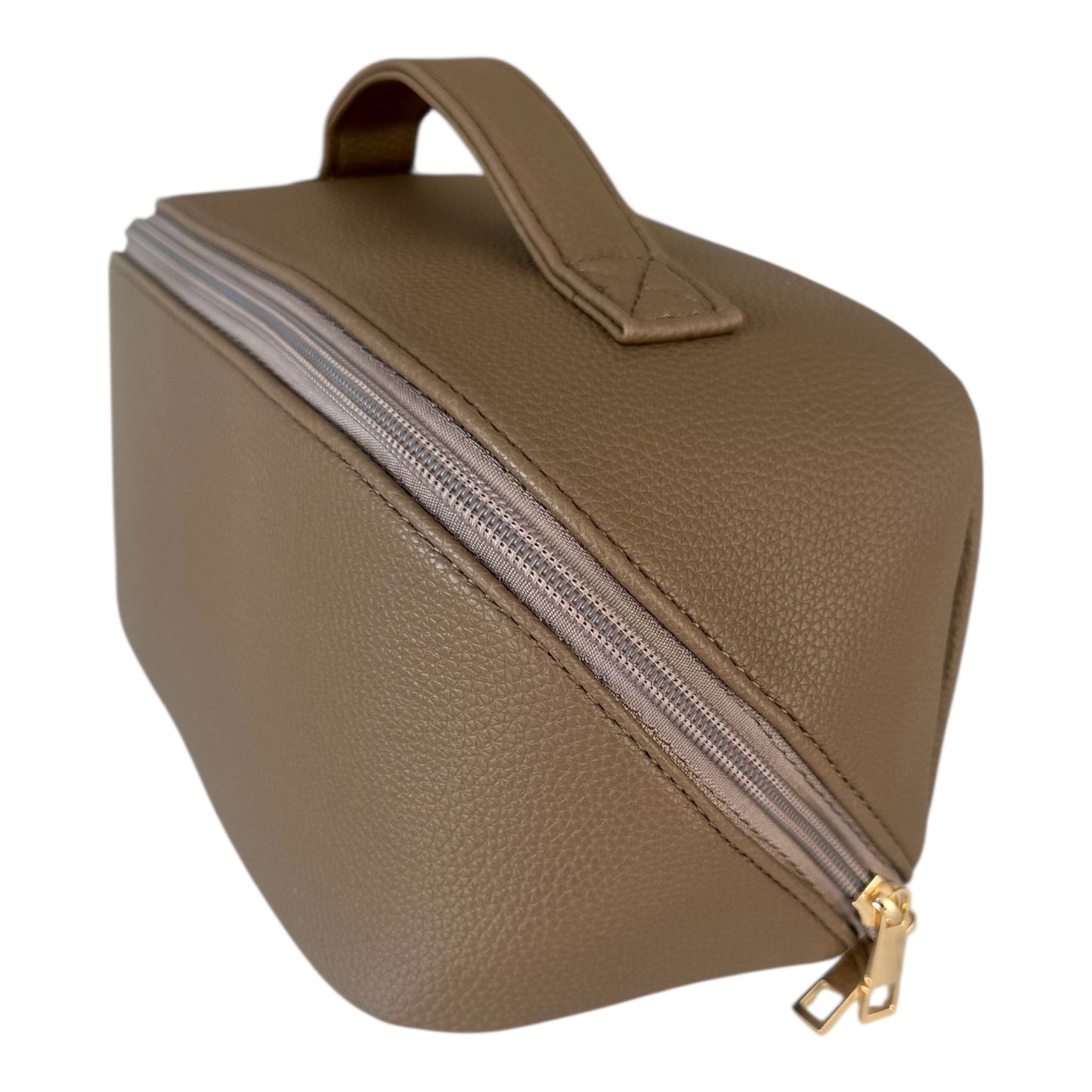 The Serenity Case – Vegan Toilettas in Taupe