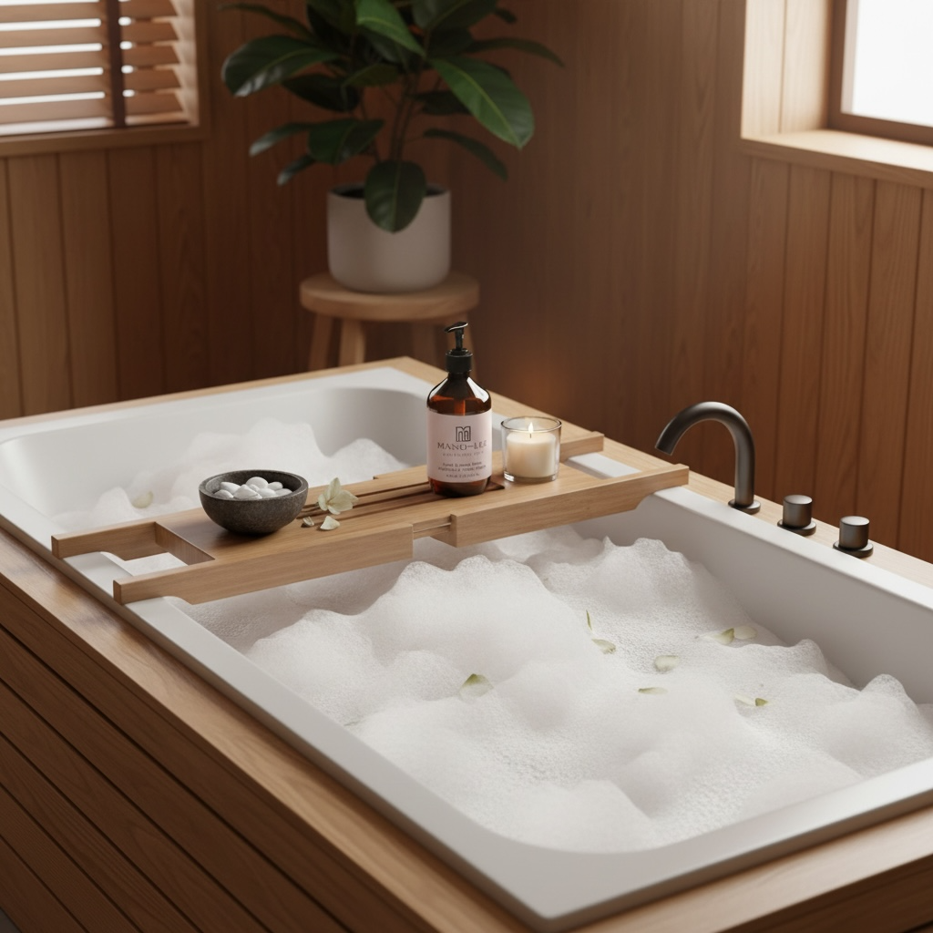 Mano-Lee Shower Silk Bath & Shower gel, Patchouli & Amber Vanilla