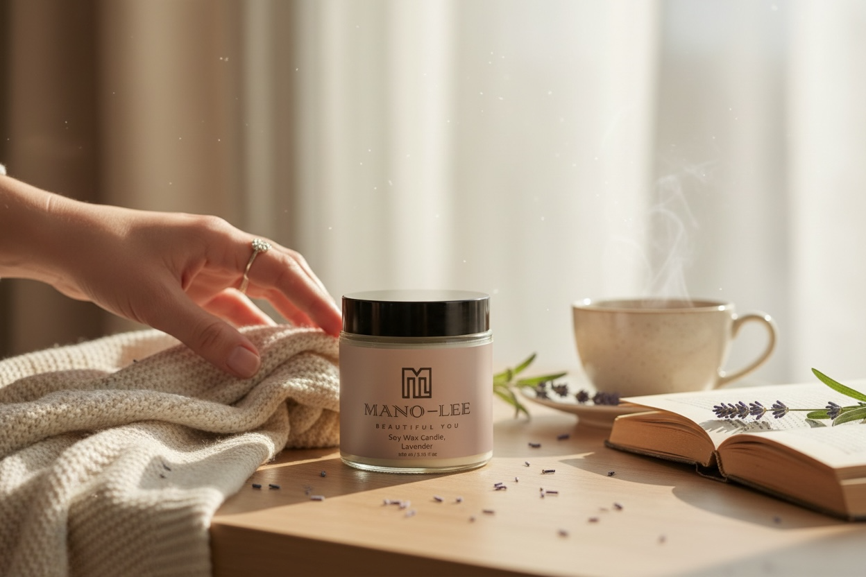 Mano-Lee Lavender Soy Candle