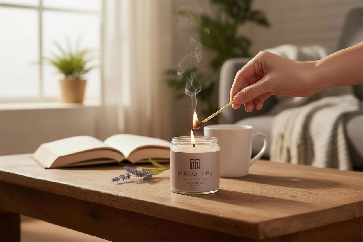 Mano-Lee Lavender Soy Candle