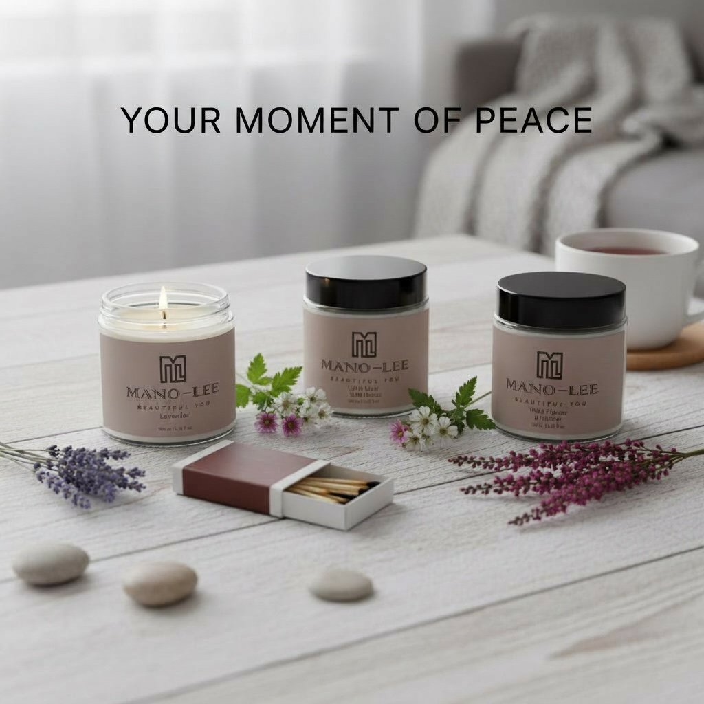 Mano-Lee Lavender Soy Candle