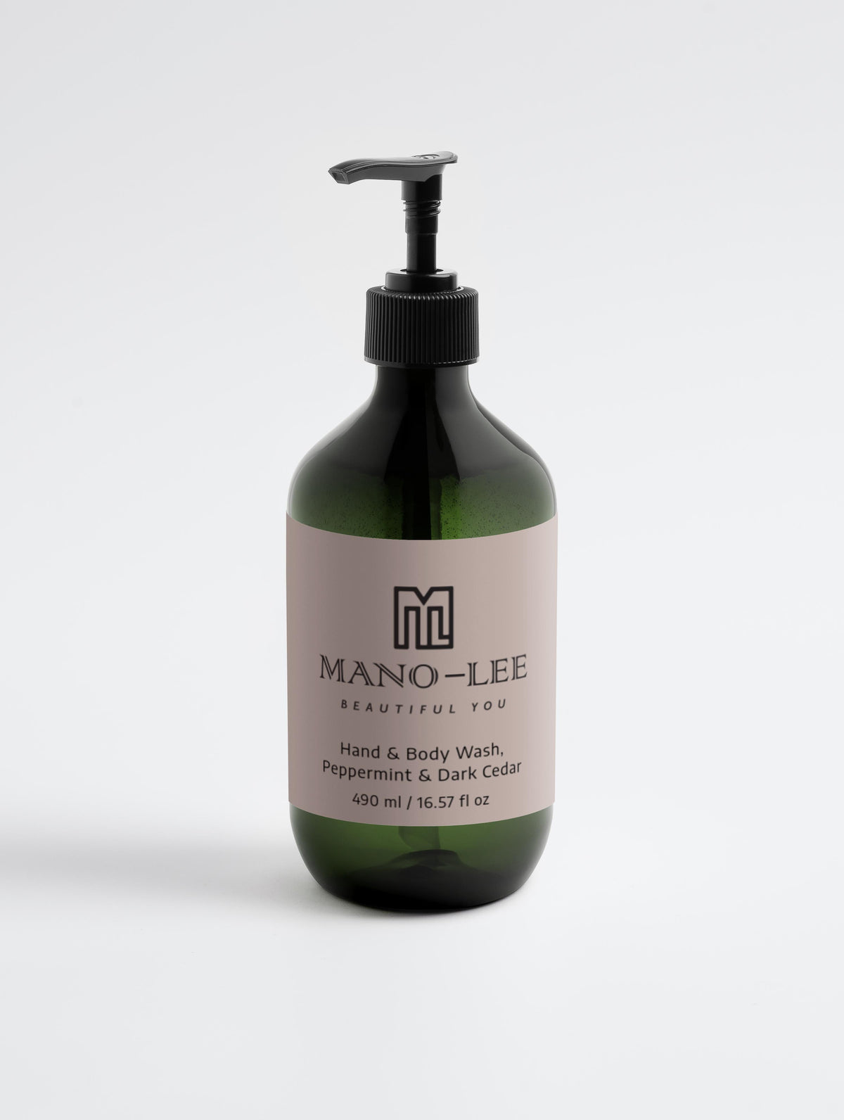 Mano-Lee Bath & Shower gel, Peppermint & Dark Cedar