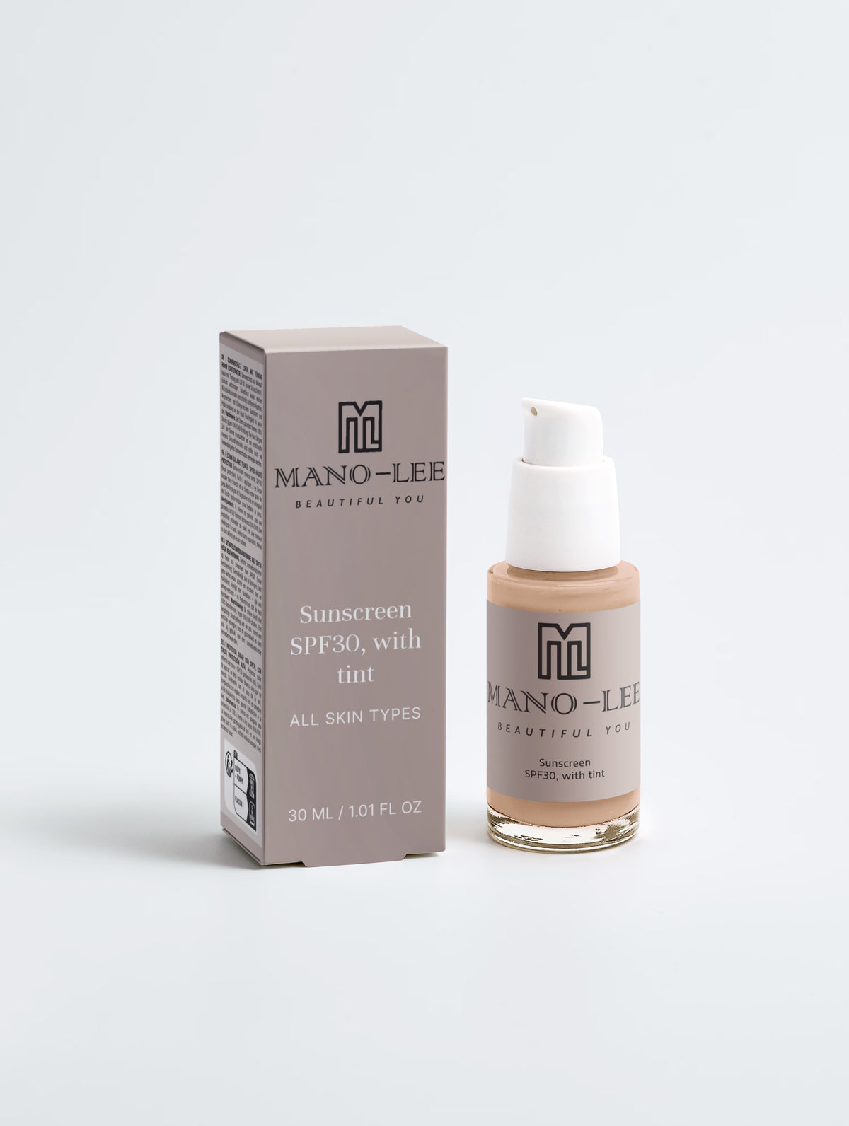 Sunscreen SPF30, with tint